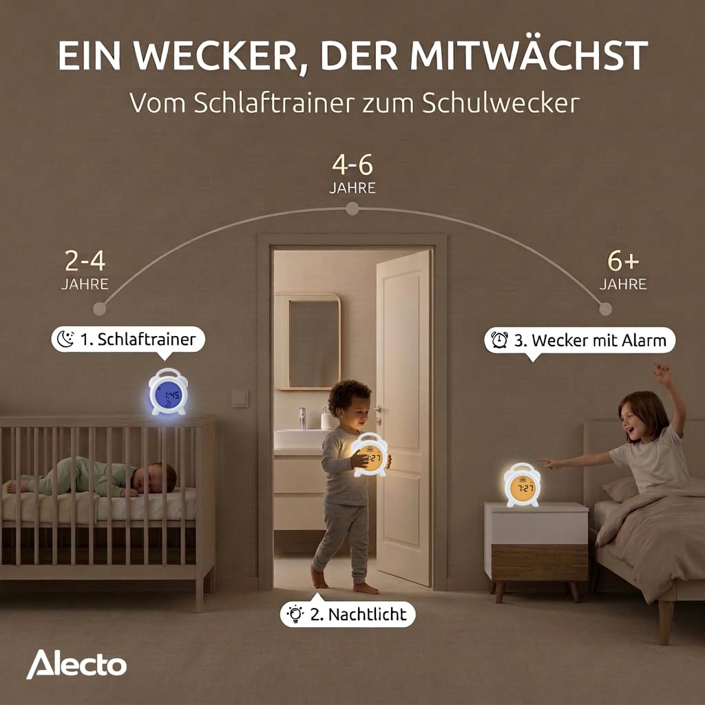 Alecto BC-100 Wecker Kinder Schlaftrainer
