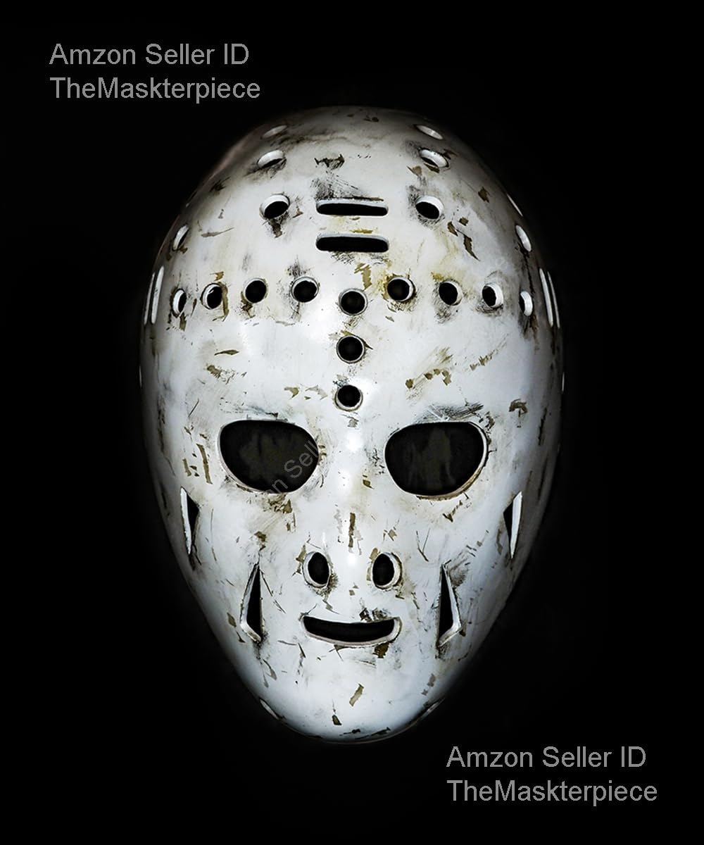 Custom Ice Hockey Mask Goalie Helmet 1:1 Wearable Home Decor Gerry Desjardins Worn-Out G139
