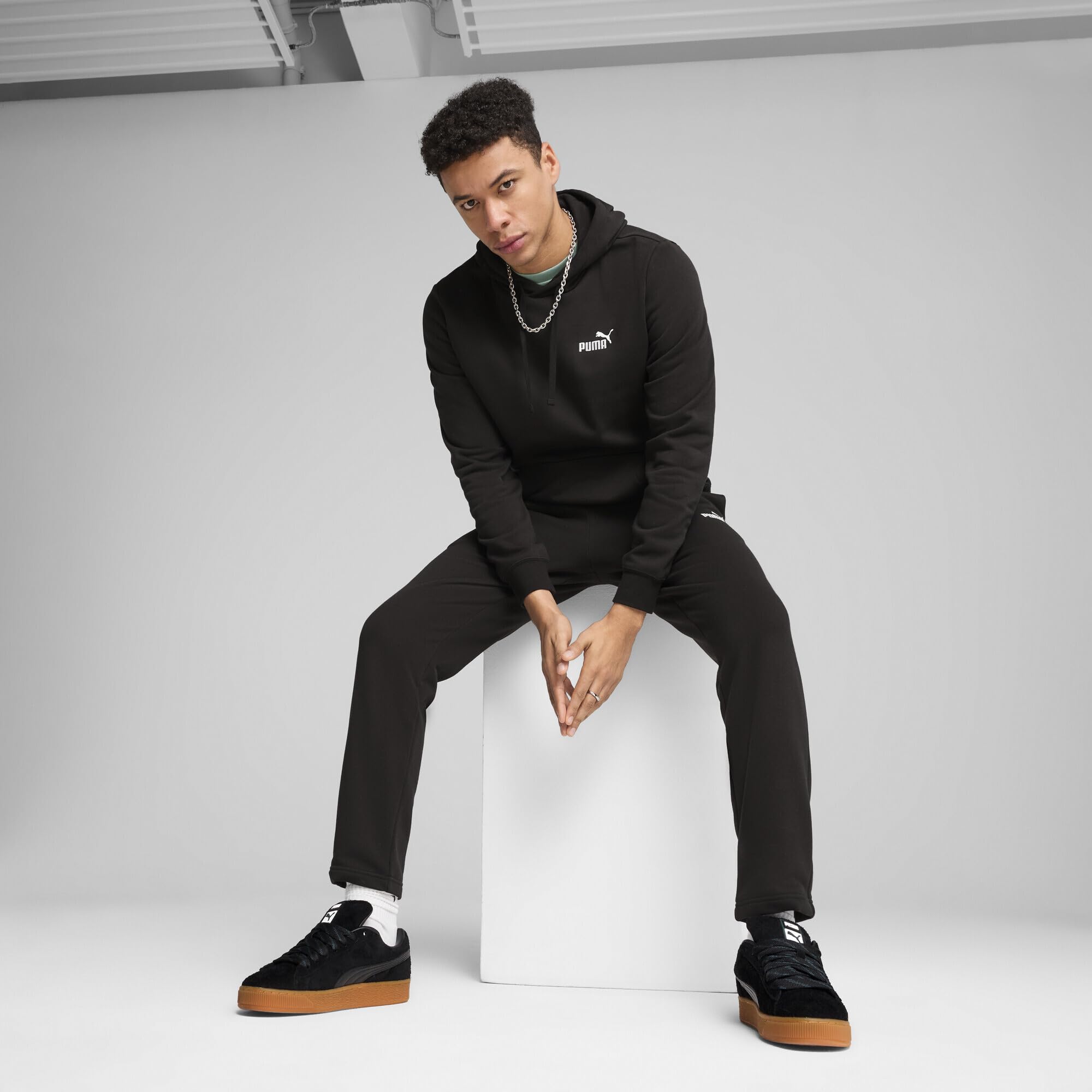 PUMA Men's ESS Small No. 1 Logo Hoodie FL Hoodies (Pack of 1)