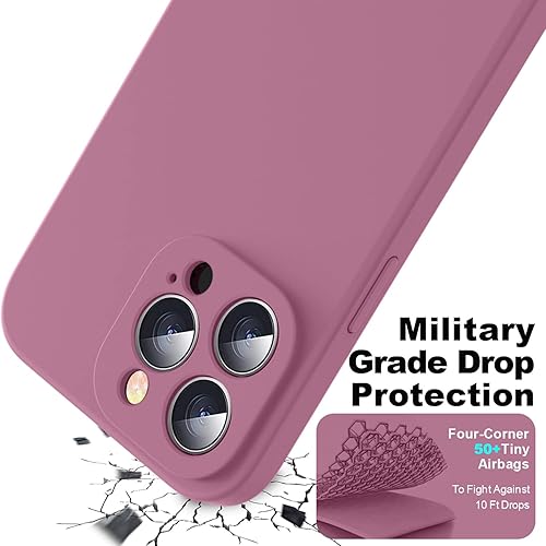 Miniatura 5 de Ktele Funda compatible con iPhone 14 Pro, silicona mejorada protección de cámara forro de microfibra suave Funda de goma de gel delgada de cubierta
