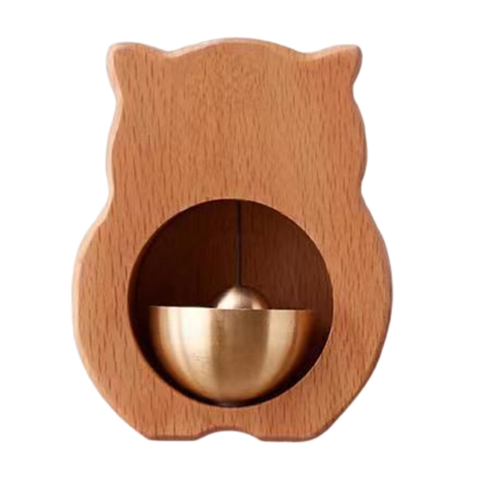 Jazuaiao Doorbell Wood Windchime with Suction Installation Providing Calming Sound for Doorways and Interior Wooden Door Chimes