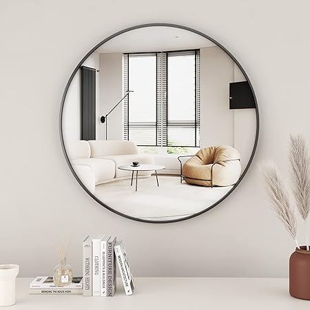 LVSOMT Bogen Volledige spiegel met verlichting, 153 x 50 cm, gebogen led- spiegel, moderne wandspiegel, groot, staande spiegel zonder frame, verlicht, staande spiegel voor slaapkamer en woonkamer, wit