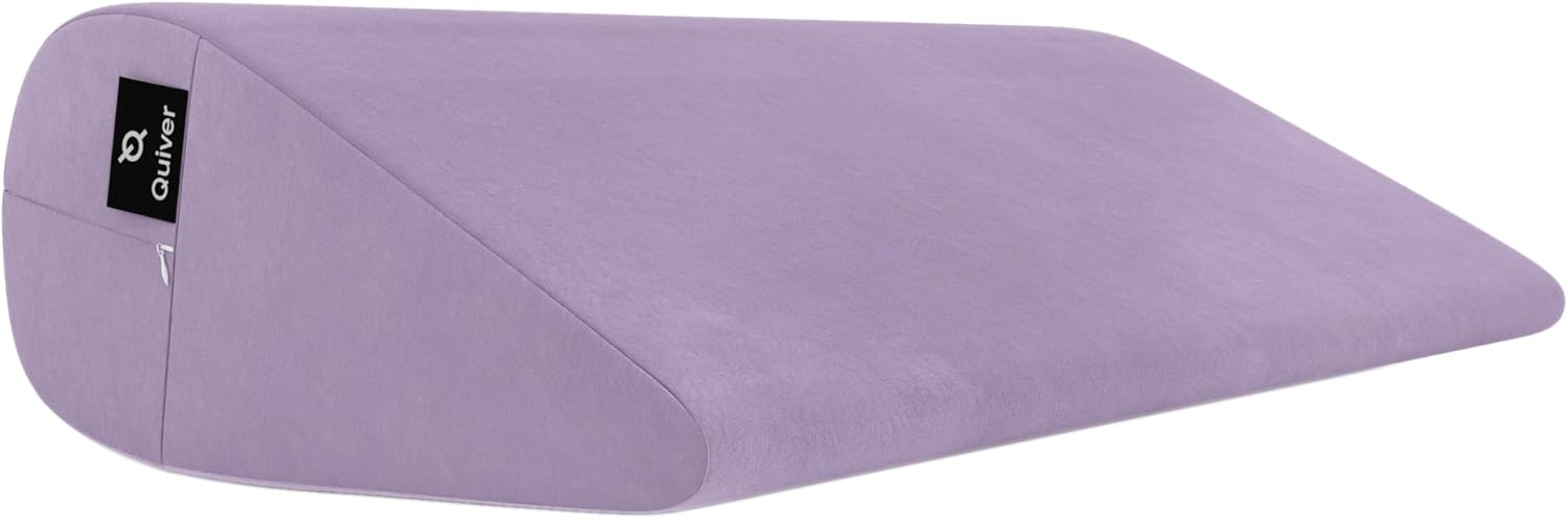 Quiver Pill-Oh! Supersoft Velvet Pillowcase (Foam Pillow Sold Separately) - Colour: Lavender - Supersoft Velvet, Waterproof