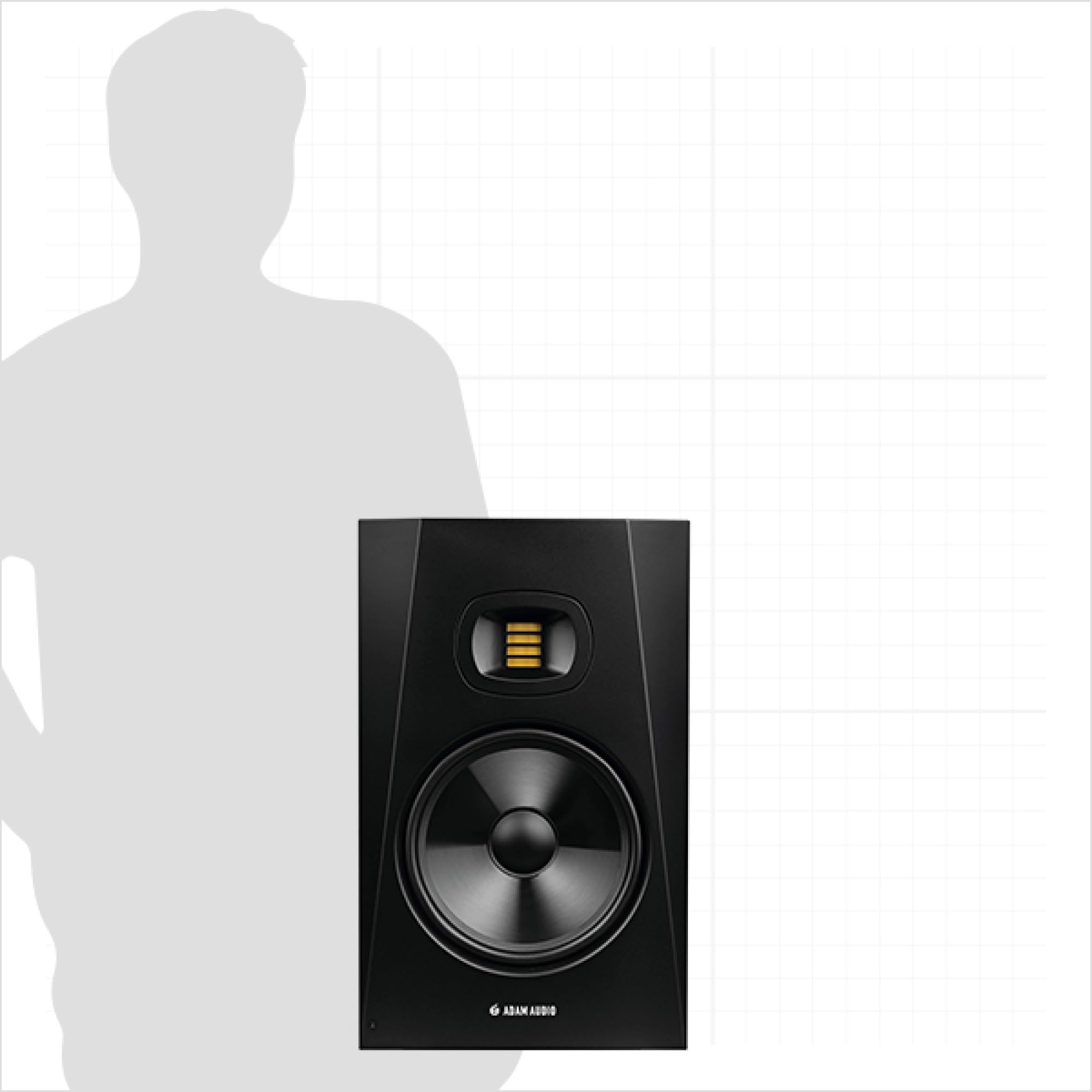 ADAM Audio T8V, Monitor da studio per registrazione, mixaggio e mastering, suono in qualità studio