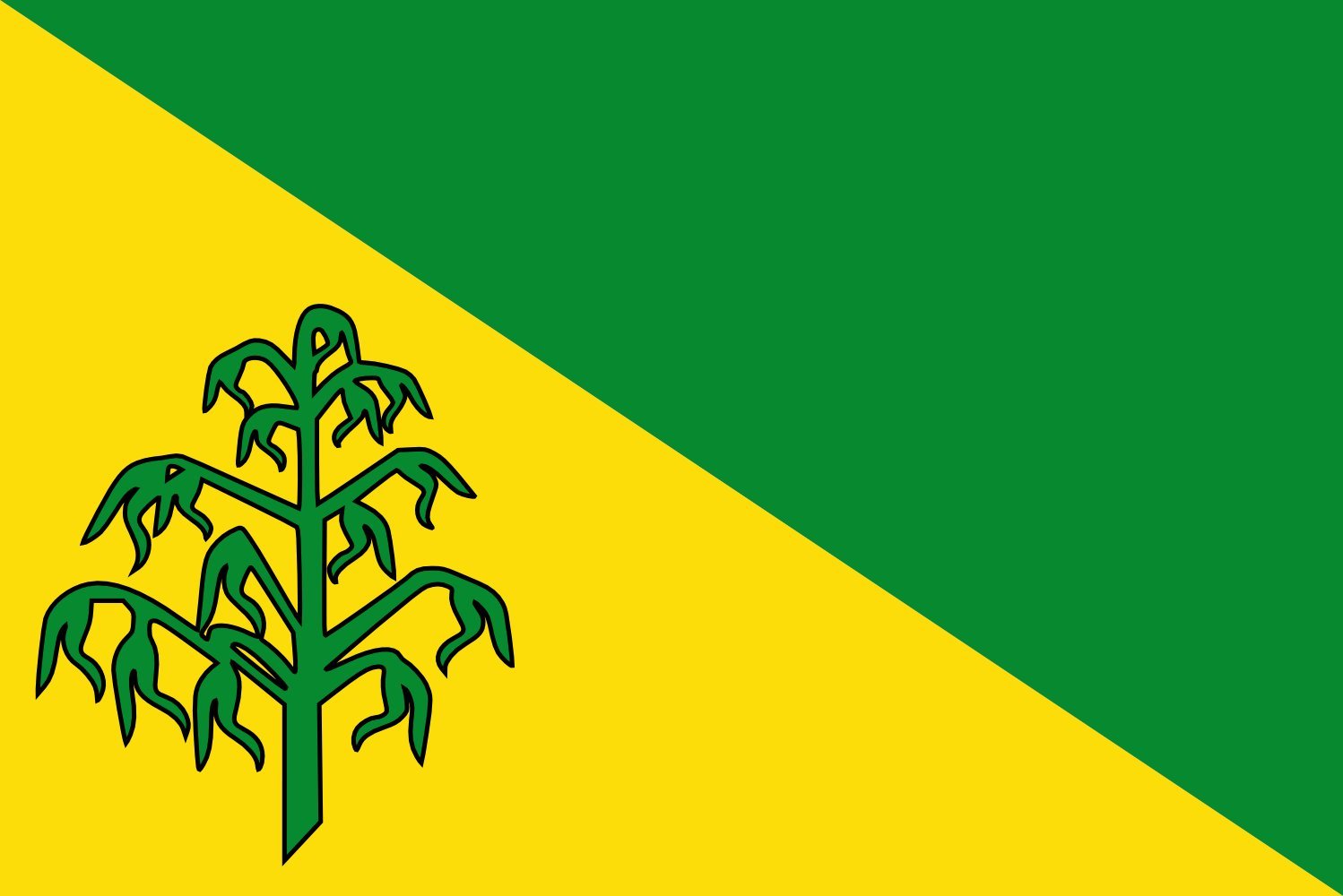 Drapeau Large Hiaure vlag | Dorpsvlaggen Friesland pavillon