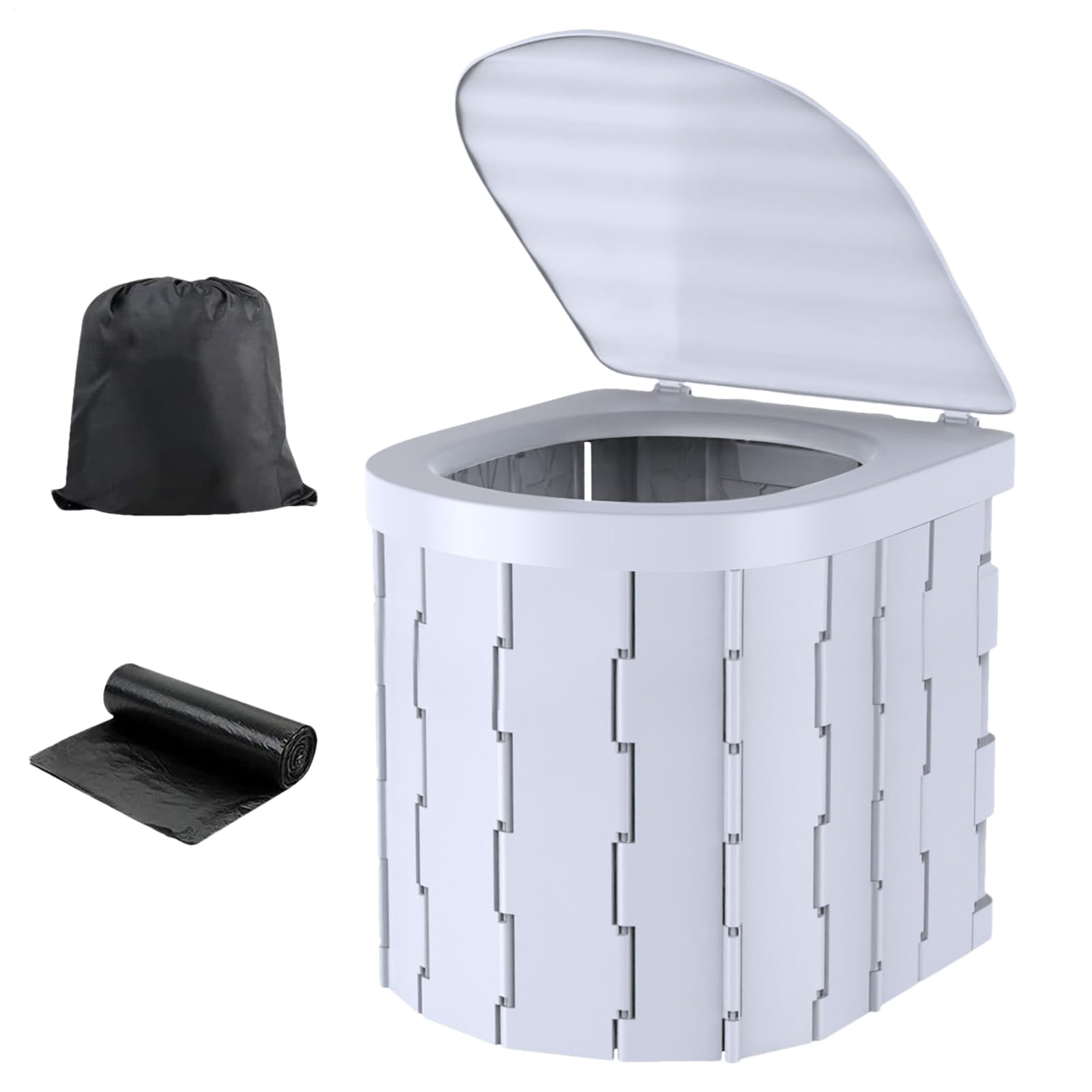 Toilettes extérieures pliables pour adultes pour éliminer les odeurs en camping sauvage