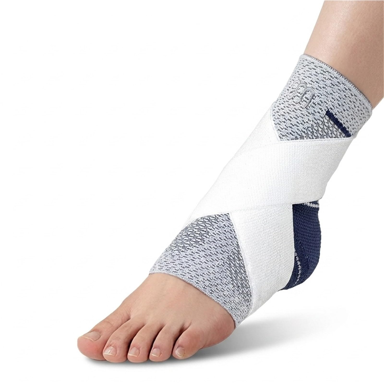 Generisch Verstellbare Sprunggelenkbandage mit atmungsaktivem Stoff, für Sport und tägliches Gehen, Modell CJDW1160 (Grey XL)
