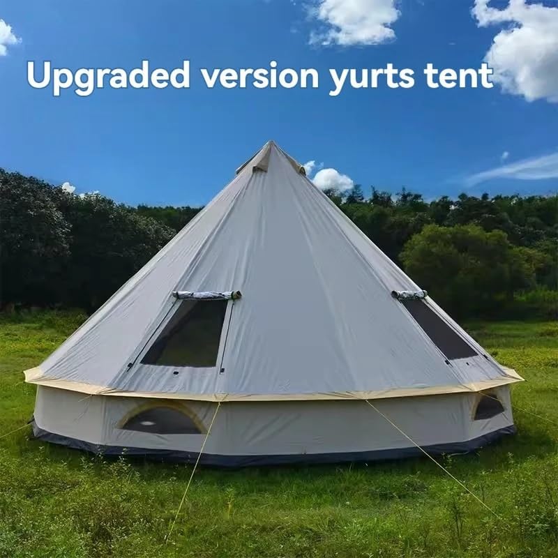 KingCamp ベルテント4m/5m大型T/C生地グランピングテント 改良版新登場