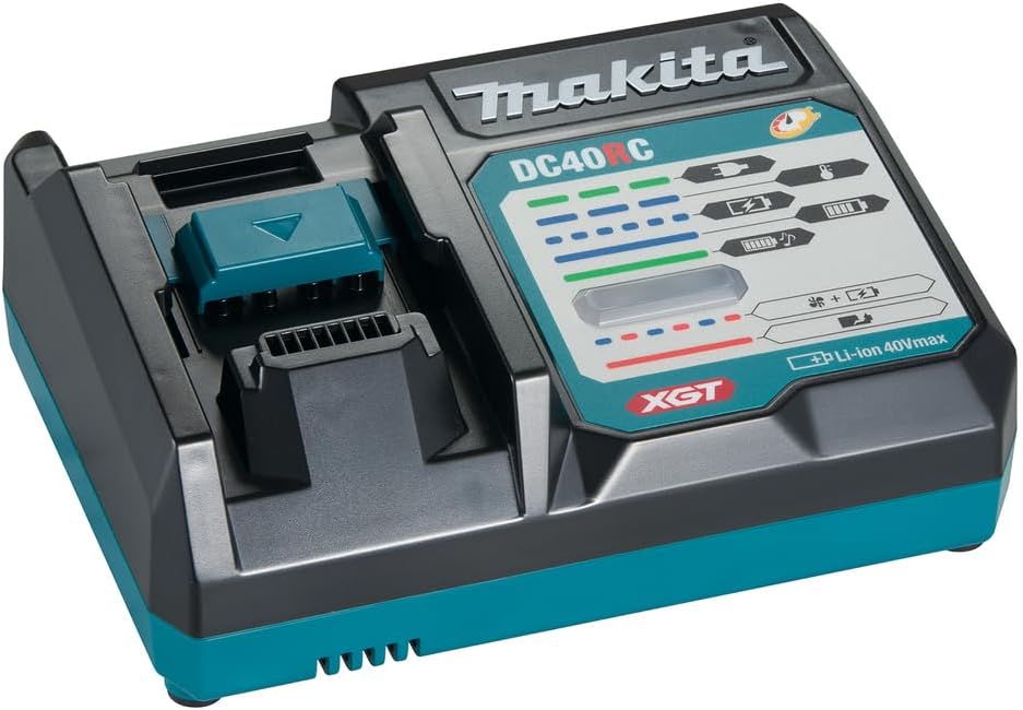 Makita DC40RC 191M92-9 40V Max Lithium Standard Battery Charger - Built in Fan