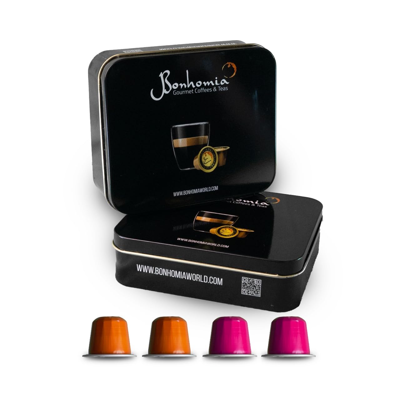 Espresso Flavored Coffee Combo - Hazelnut & Vanilla - 40 Aluminum Capsules | Compatible with Most Brewers (Original Line Machines) | Premium AAA Grade Beans