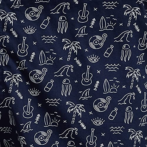 Image of Longies Cotton Men Printed Boxers Pack of 3 Regular Inner wear (LGBOXPO3V005 Black,Aqua,Navy3288 S)