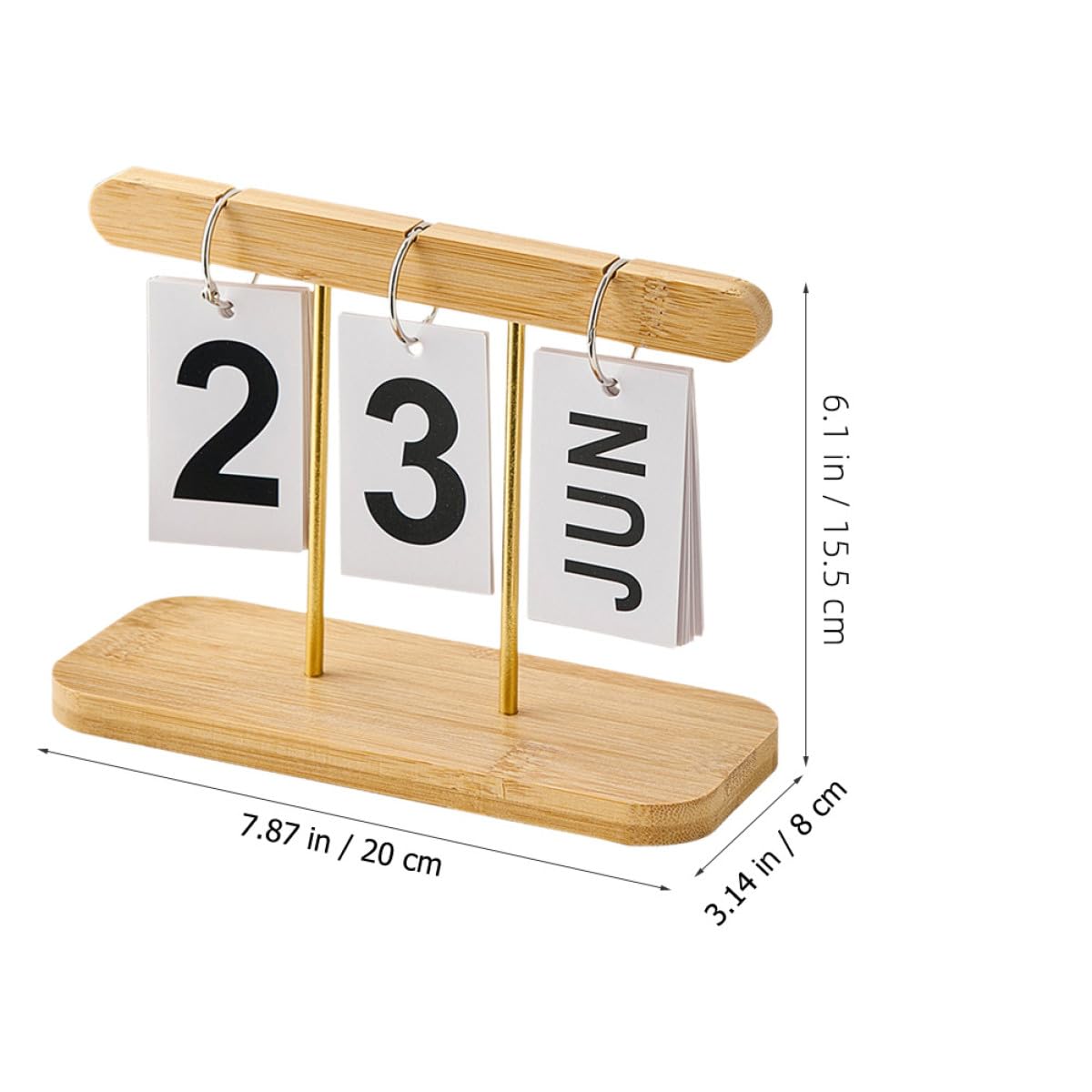 VILLCASE 3stücke Tischkalender Blockkalender Für Schreibtisch Dekorativer Holzkalender Mit -design Für Büro Und Zuhause Praktische Tischdekoration Für Lehrer Und Kollegen Nordischer