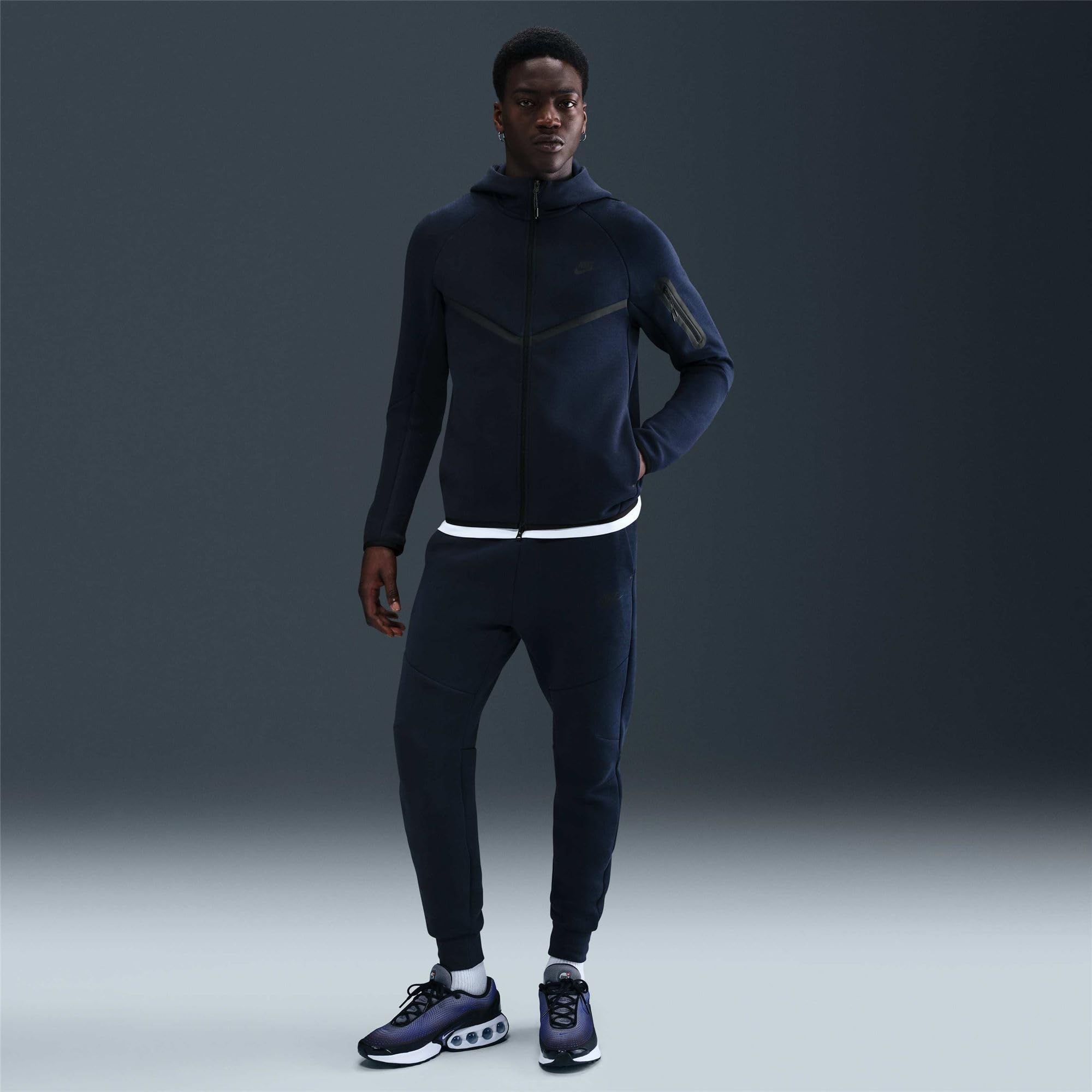Nike Nike Tech Herren Full-zip Windrunner Hoodie Felpa con Uomo