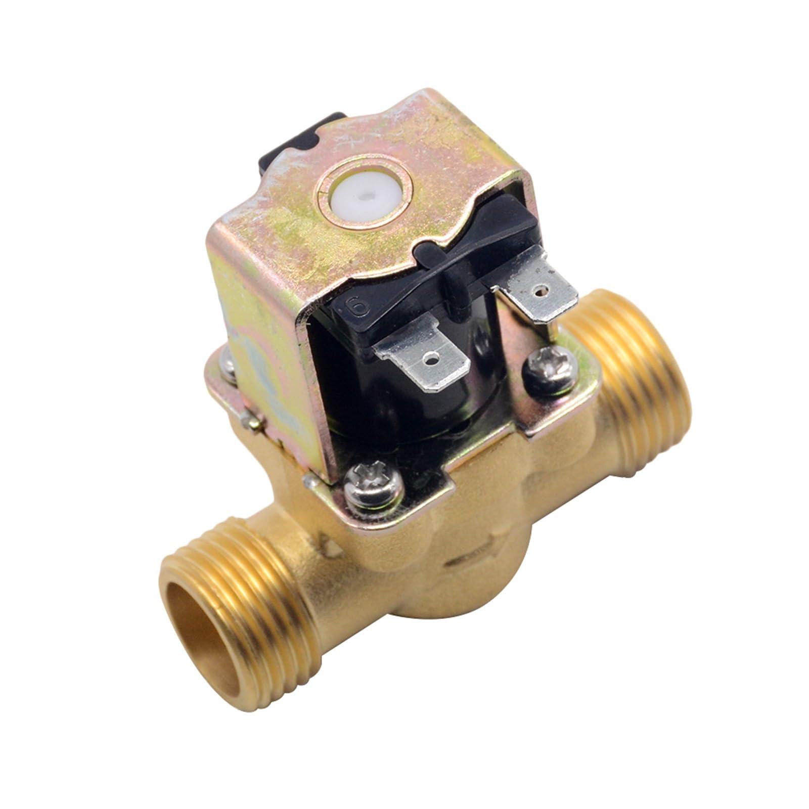 Électrovanne laiton 1/2" AC 220V haute durabilité pour circuit d'eau fiable