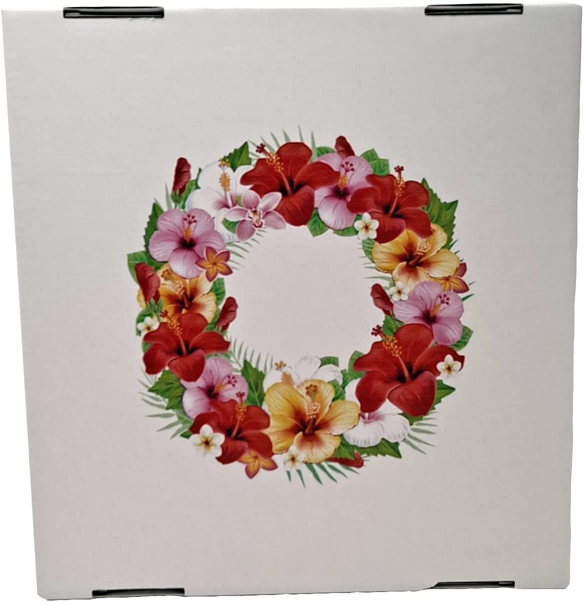 Selfhold Printed Jumbo Wreath Flowers Storage Shipping Postal Box 560 X 560 X 120 For Artificial Wreaths & Garlands