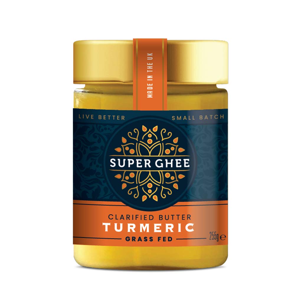Buy Super Ghee Turmeric Pure and Organic GrassFed Ghee Butter with
