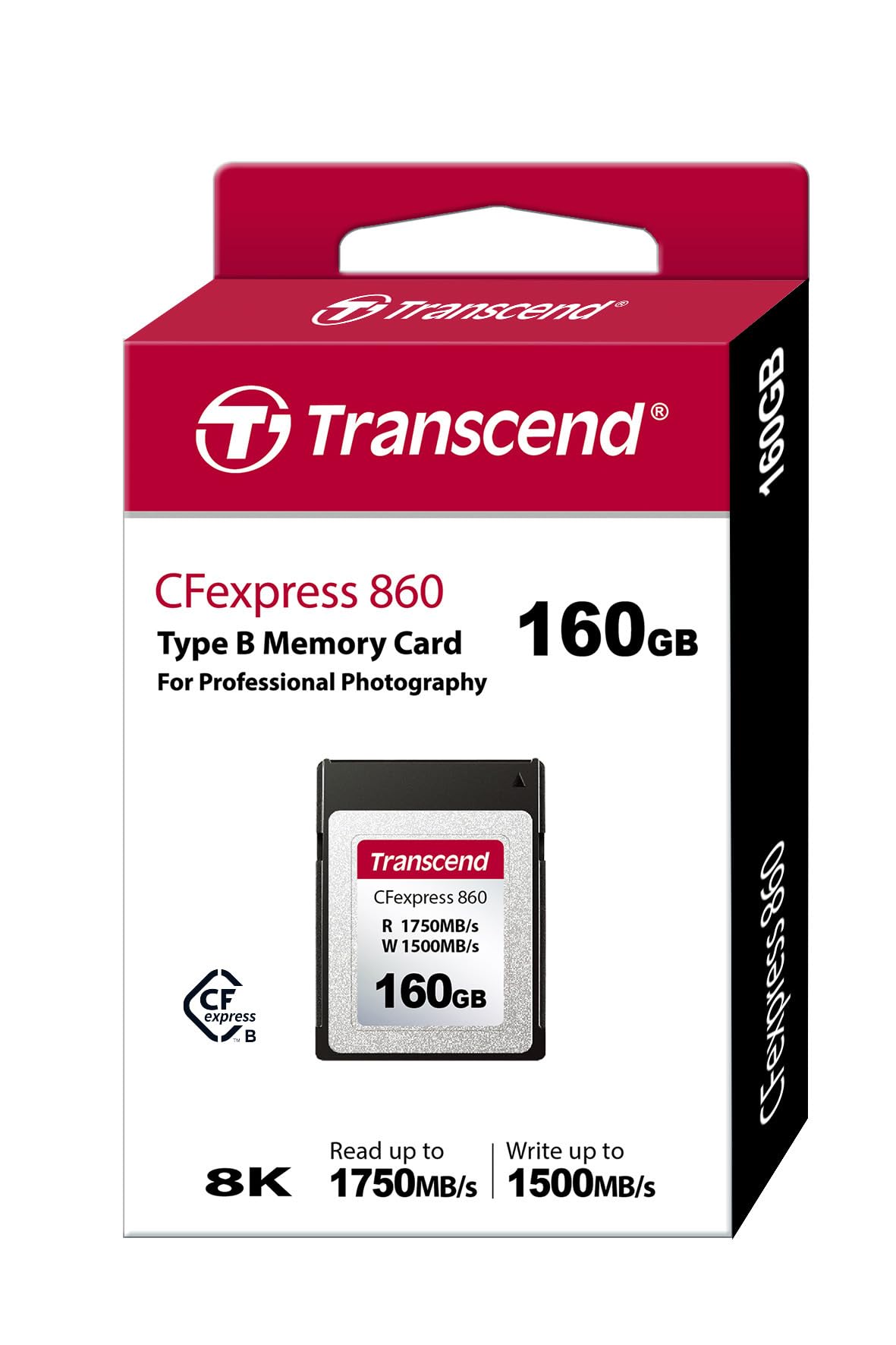 Transcend Scheda di memoria CFexpress 860 Type B da 160 GB - TS160GCFE860