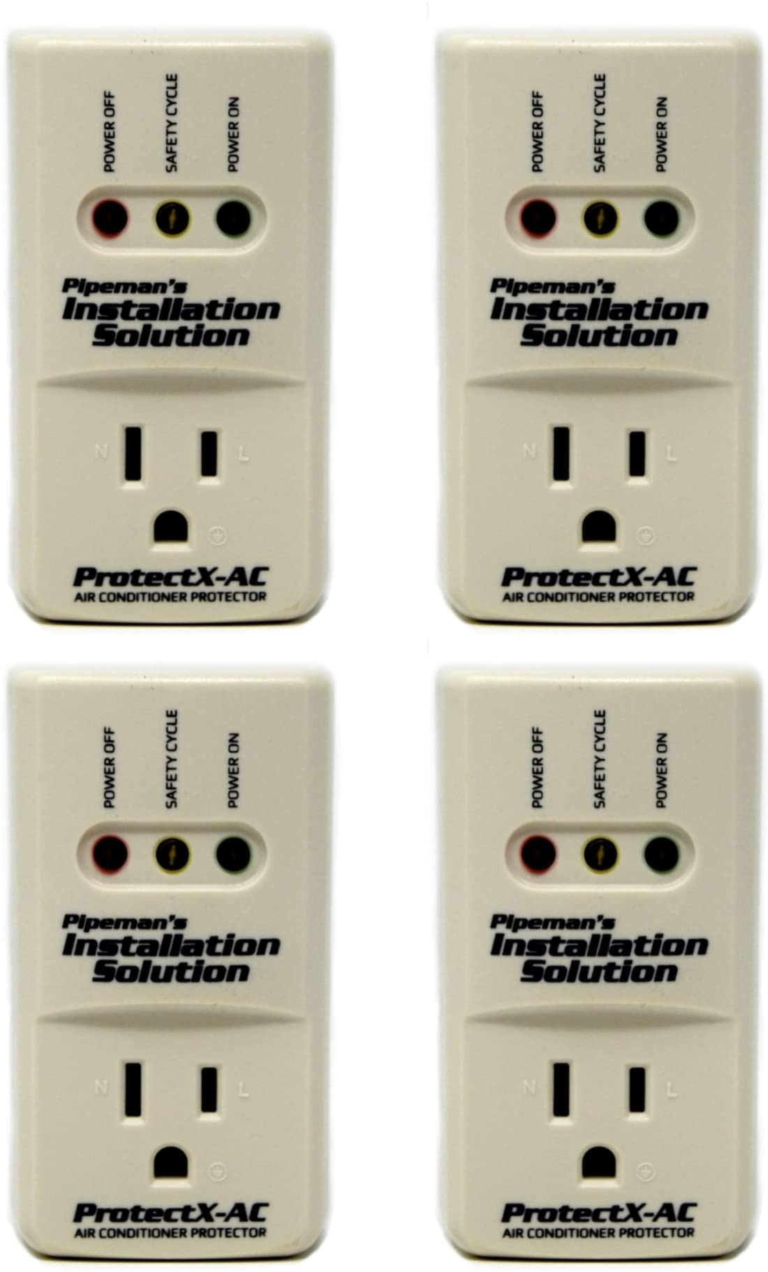 4-Pack 3600 Watts Air Conditioner Surge Brownout Voltage Protector (New Model)