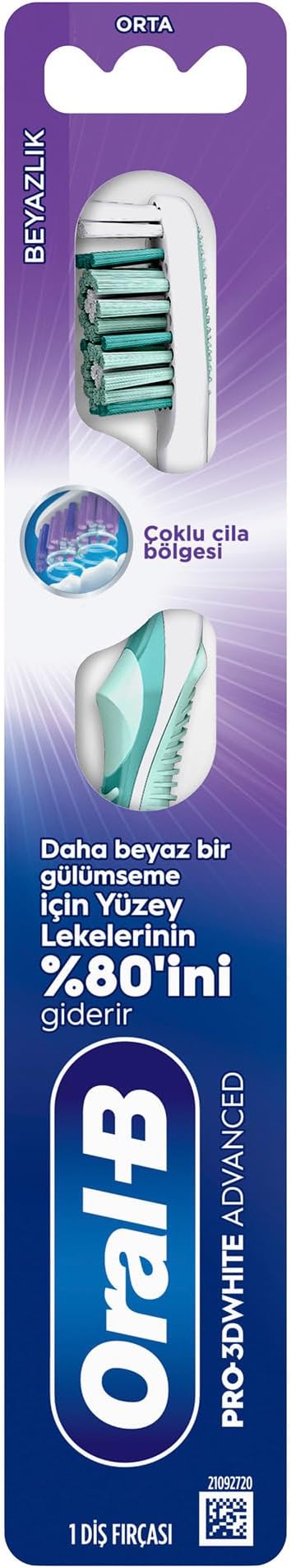 Pro-3DWhite Advanced Whiteness Medium Toothbrush