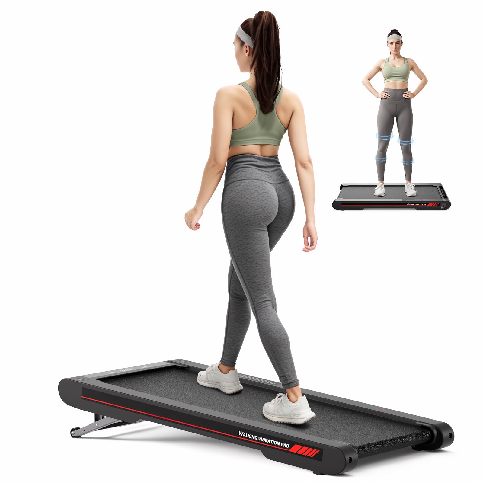 Sperax 4-in-1 Vibrating Walking Pad P3 Max in Gold-Black color.