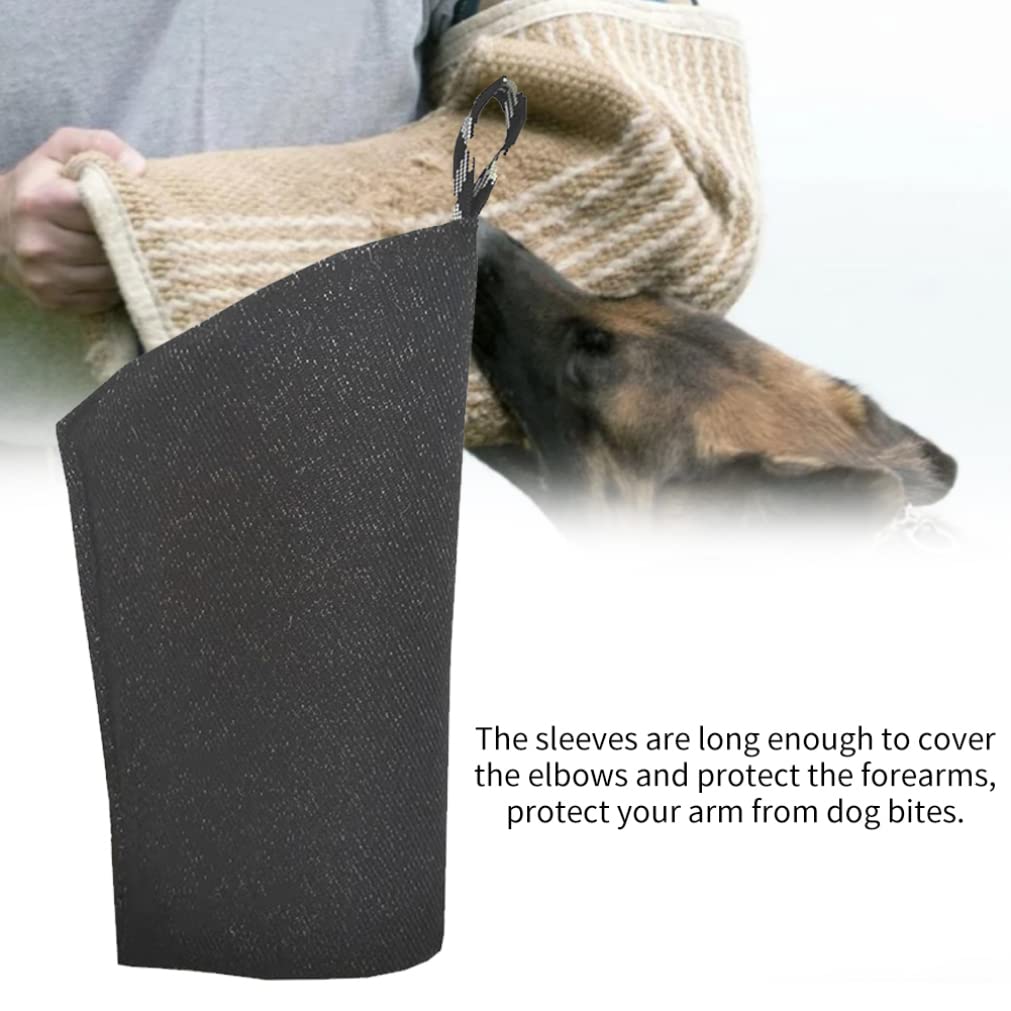 Hundebiss Ärmel für Hundetraining Armärmel Sackleinen Armschutz Ärmel für Hundetraining Supplies Hundebisshülse Bisswache für Hunde