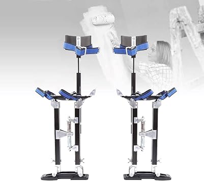 Stilts for Construction, Adjustable Height Drywall Stilt, 45Cm/17.7In-75Cm/29.5In, for Indoor And Outdoor Decoration, Installation And Maintenance