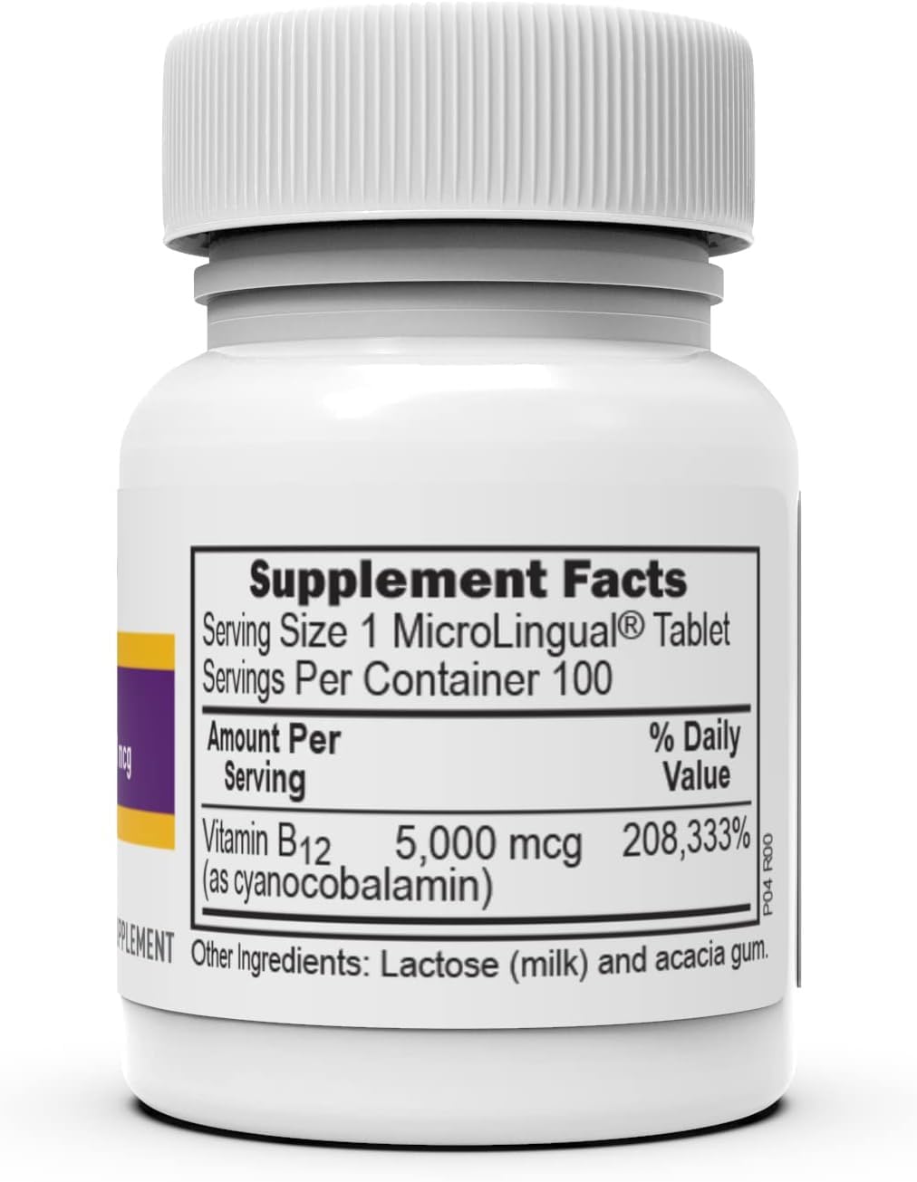 Superior Source No Shot Vitamin B-12 Cyanocobalamin 5000 mcg - Vitamin B-12 to Support Energy Production, Brain Health & Overall Wellness - Sublingual Tablets - 100 Dissolvable Tablets