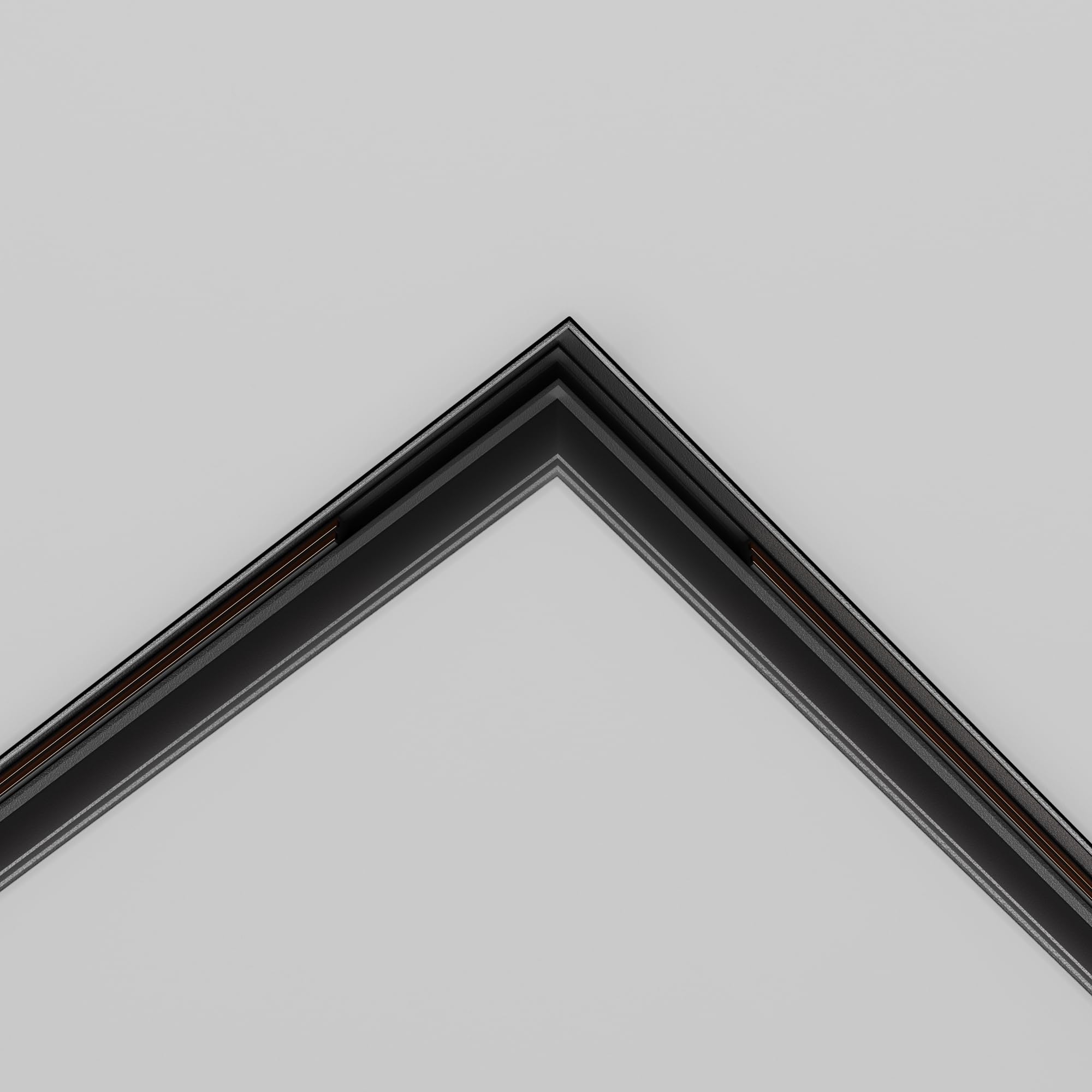 Maytoni Eck-Verbinder für Einbauschienen-System Zubehör für Schienen Exility Schwarz Aluminium
