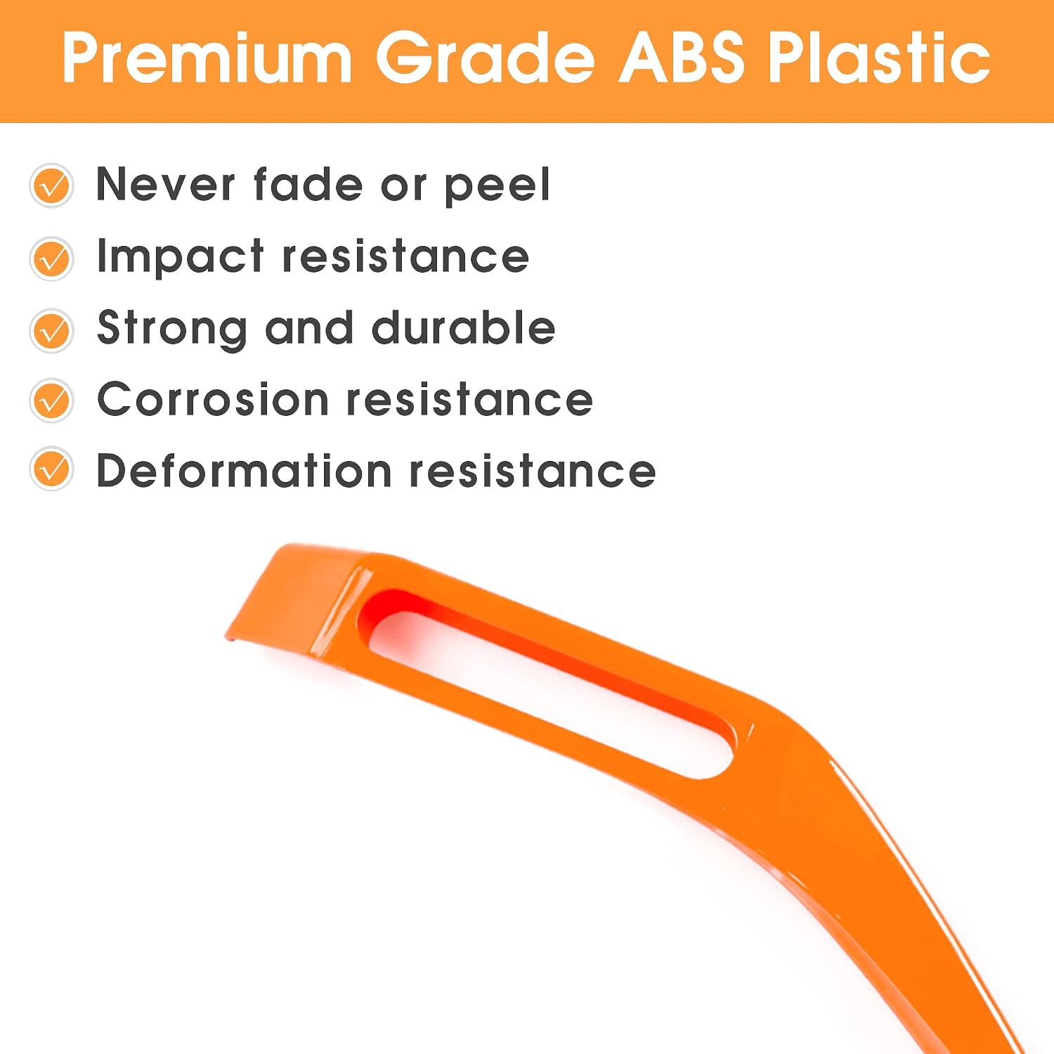 Trail Sight Cover Decoration Trim Cover Exterior Accessories for Ford Bronco Accessories 2021 2022 2023 2024 2025 2-Door & 4-Door, 2PCS (Orange)