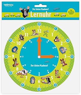 Trötsch Der kleine Maulwurf Lernuhr: Übungsuhr mit beweglichen Zeigern (Lernuhr / mit beweglichen Zeigern) by Trötsch Verlag GmbH & Co. KG
