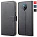 Produktbild Ganbary Handyhülle für Xiaomi Redmi Note 9s / 9 Pro Hülle, Premium Leder Tasche [Kartenschlitzen] [Standfunktion] für Note 9s Schutzhülle, Schwarz