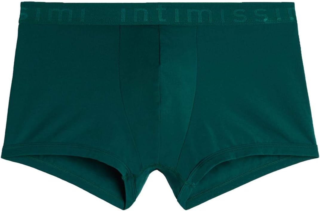 Intimissimi Calzoncillos Tipo Calzones para Hombre (Microfibra), Green 196i Deep Green