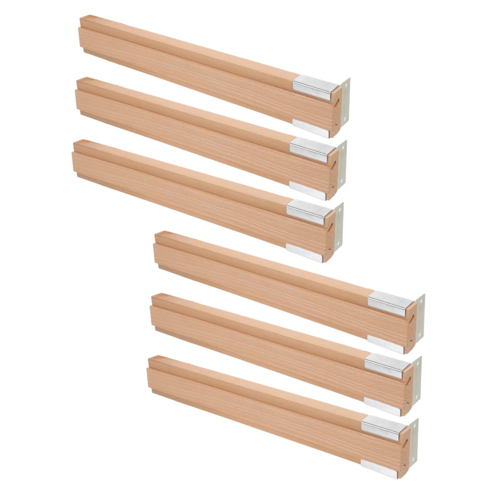 Embouts de glissières de tiroir en bois rails de remplacement quincaillerie commode Mikikit