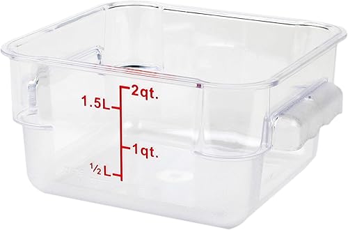 Miniatura 4 de Tapa cuadrada de plástico verde para contenedores cuadrados de 2 y 4 cuartos de galón. Contenedor cuadrado de almacenamiento de alimentos, 1 pieza-