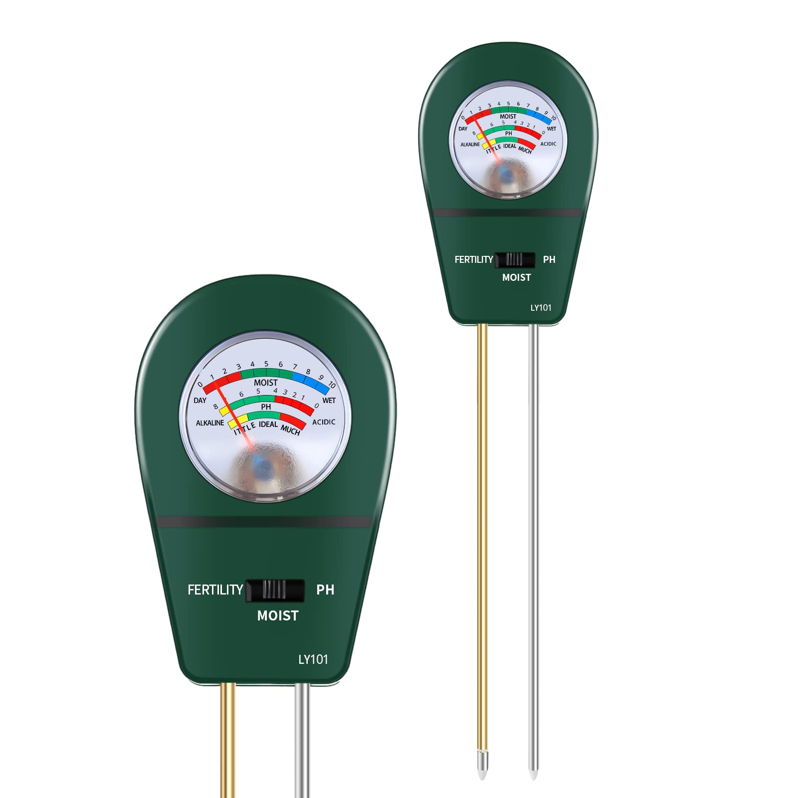 Sanhezhong Soil Moisture/PH/Fertility Meter,Soil Test kit,Soil Probe