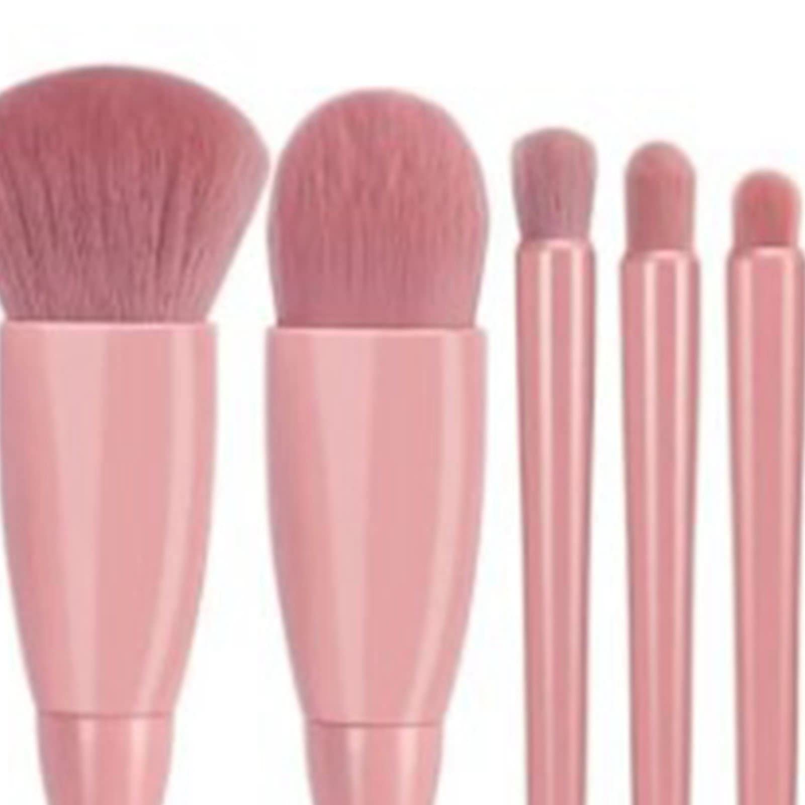 Sorandy Mini-Make-up-Pinsel-Set, Reisefreundlich, Kompakt, Weiche Faserpinsel für Unterwegs, 5-teilig