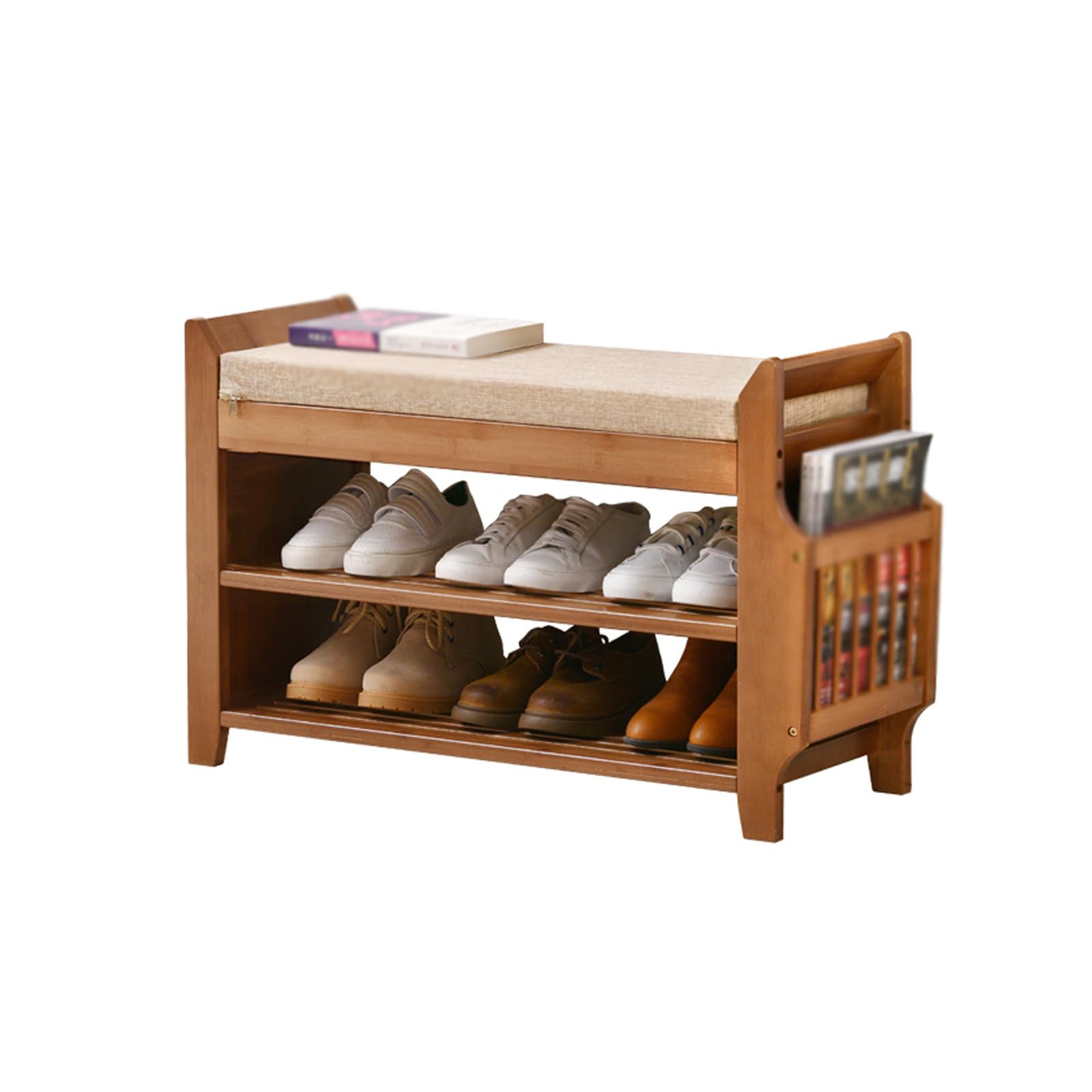 FUYAOShoe Storage Bench For Entryway - Versatile Entryway Bench With Shoe Storage For Corridors, Living Rooms, And Bedrooms - Storage Bench For Entryways
