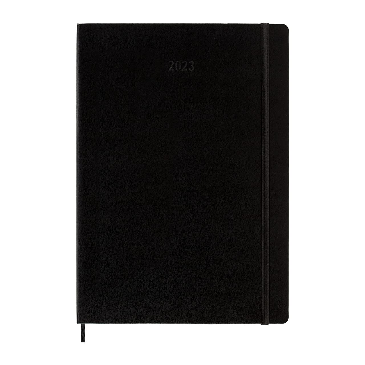 Moleskine Professioneller Wochenplaner 2023, 12-Monats-Wochenkalender mit Vertikalem Layout, Planer mit Stundenaufteilung, Hardcover, Format A4 21 x 29,7 cm, Farbe Schwarz