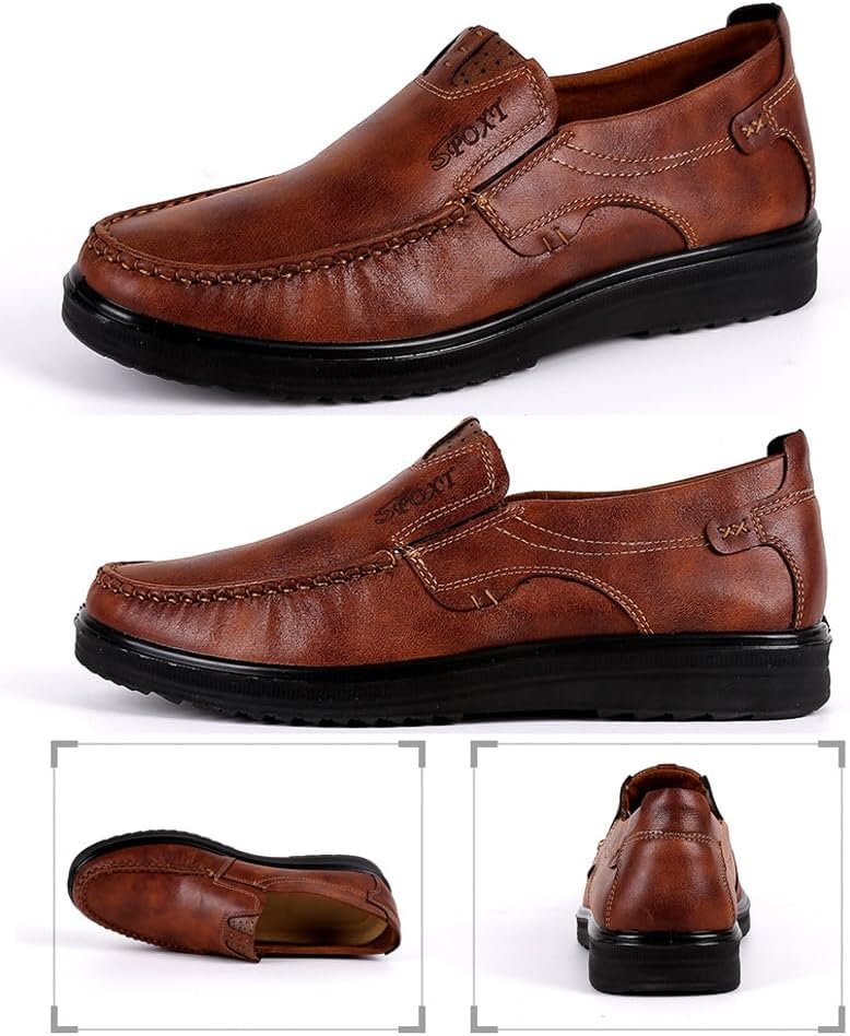 Mens Casual Driving Shoes Leather Loafers Slip Ons Outdoor Dress Boat Walking Comfortable Walking Shoes Flats 3 61W4hnATjwL. AC SL1000