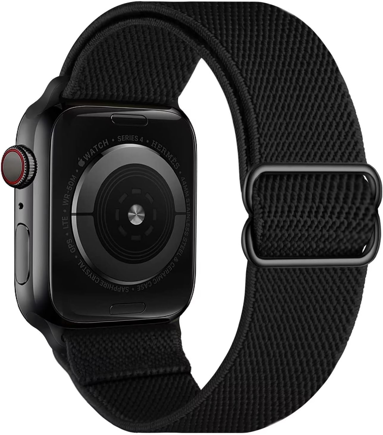 VEMIGON Stretchy Band Compatible with Apple Watch Strap 46mm 45mm 44m 42mm 49mm 41mm 40mm 38mm, Adjustable Nylon Braided Solo Loop for iWatch Series 11 10 9 8 7 6 5 4 3 2 1 SE3 SE2 SE Ultra (No Watch)