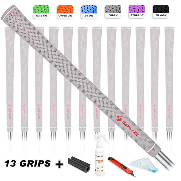Buy SAPLIZE Golf Grips, 13 Set with Complete Regripping kit, Standard