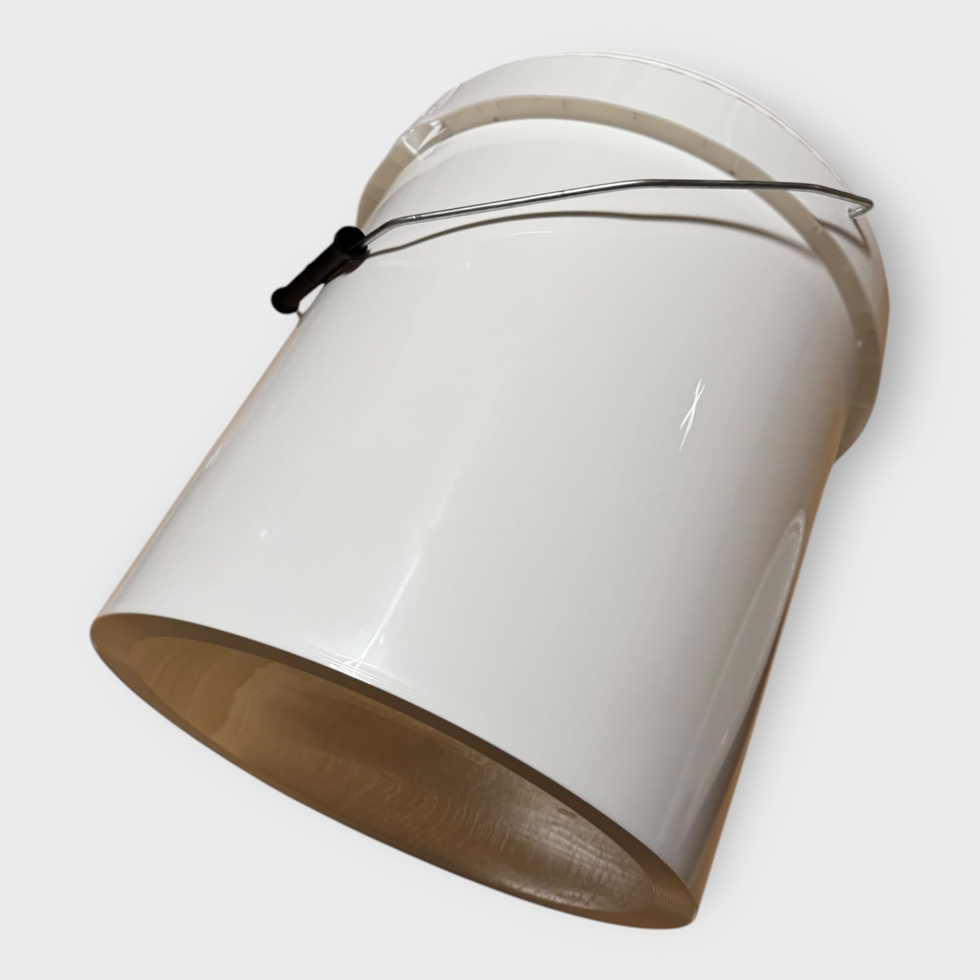 Lot de 5 x Seau Plastique 20 L litres avec Couvercle – Robuste, Étanche et Réutilisable pour Usage Domestique ou Professionnel