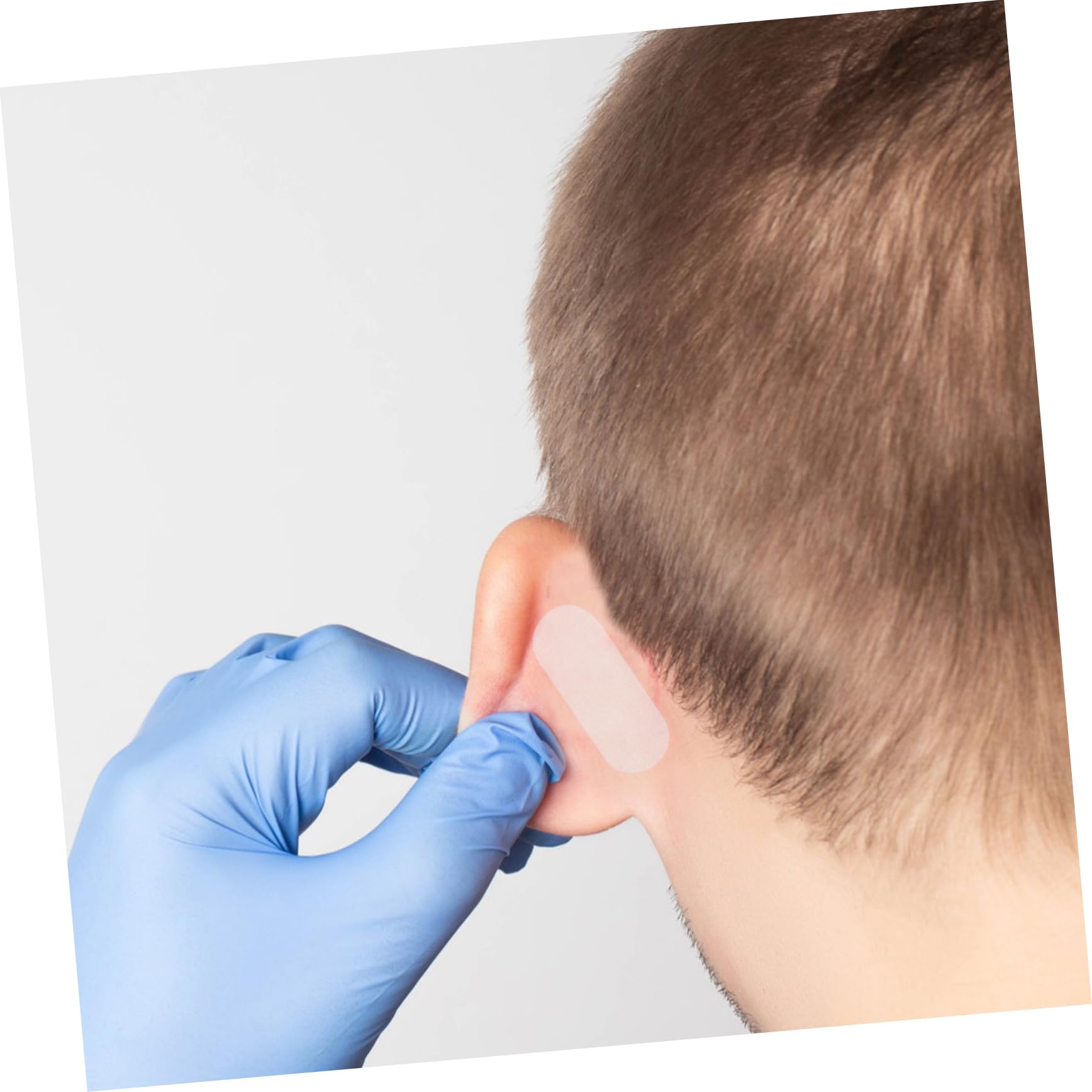 SOESFOUFU Enhanced Ear Support Stickers 30pcs Vertical Ear Patches for Earring Covers