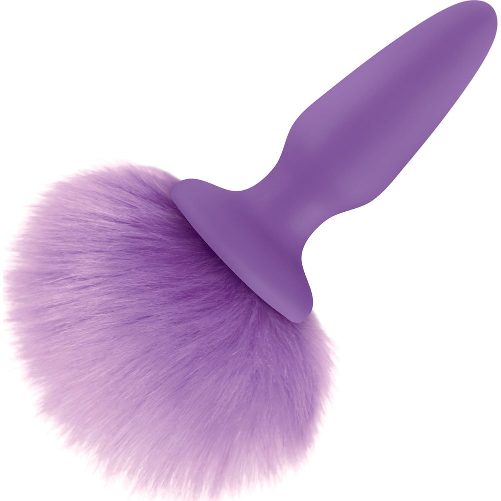 Ns Novelties Bunny Tails Anal Plug, Purple