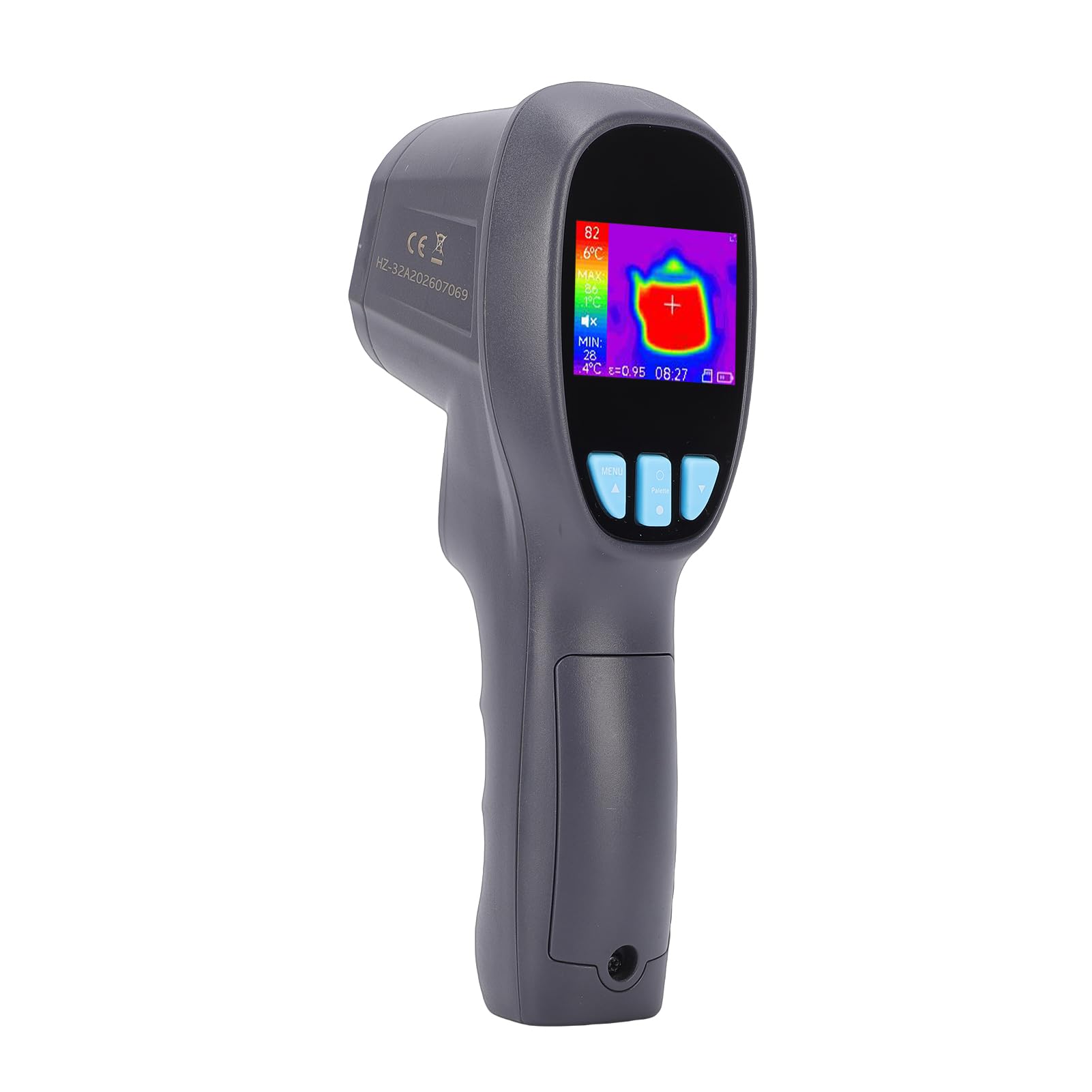Yosoo Health Gear Cámara Térmica, Cámara Infrarroja Portátil con Resolución IR de 32x32, Rango de 4°F a 1832°F, Seguimiento de Puntos Fríos y Calientes, Almacenamiento de Imágenes para Inspección de