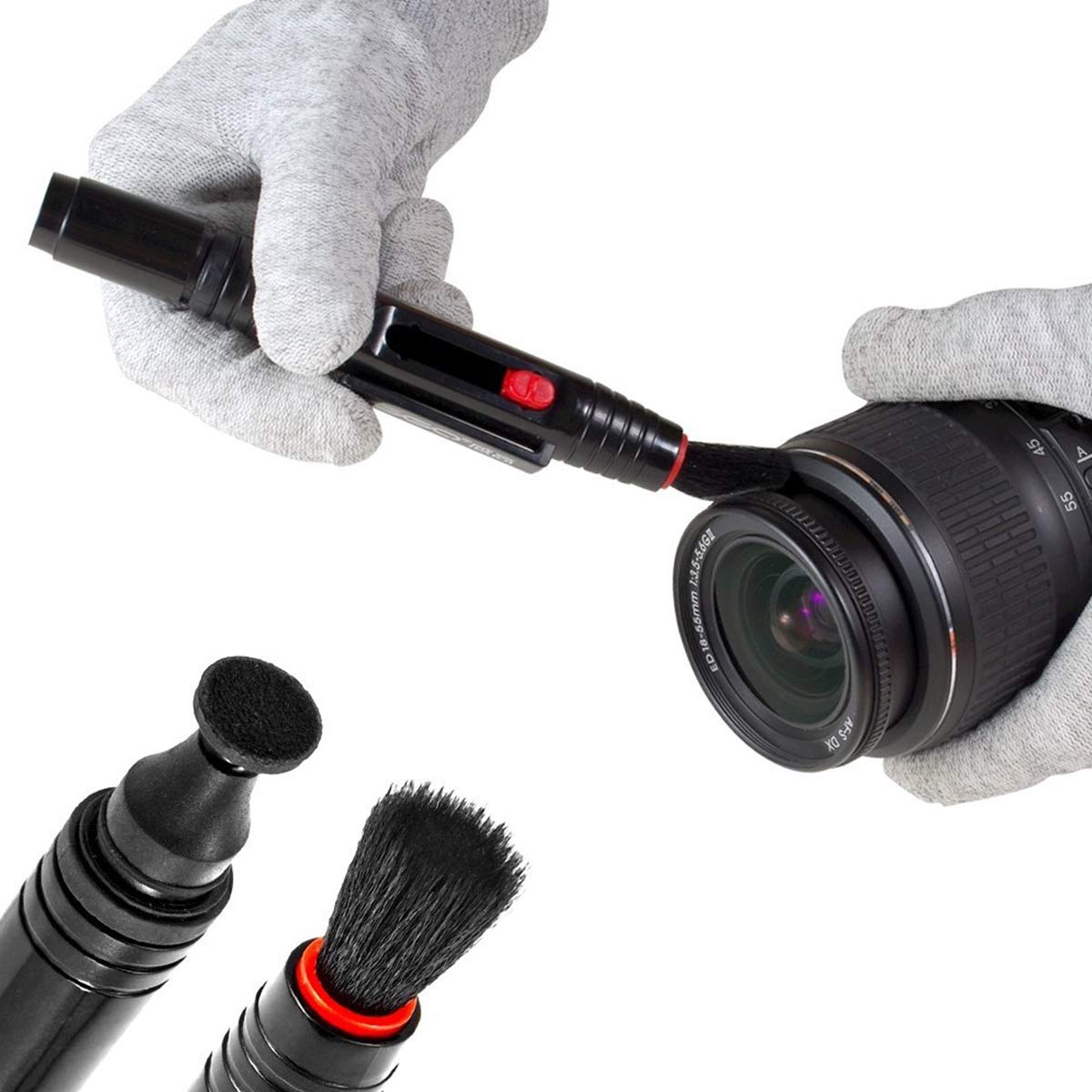 VSGO Professional Kameras Reinigungsset mit Objektiv Luftgebläse Objektiv Reinigungsstift und Kamera Reinigungsflüssigkeit (DKL-15)