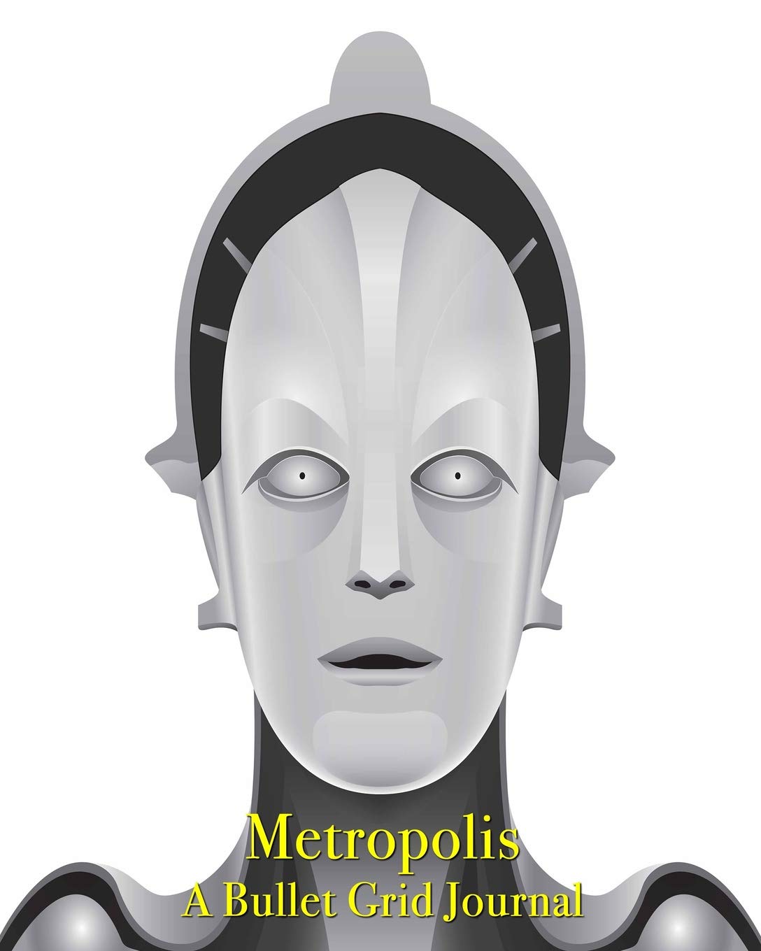 Metropolis - A Bullet Grid Journal: 8X10 Dotted Bullet Grid Journal with 120 Blank Pages (Notebook)