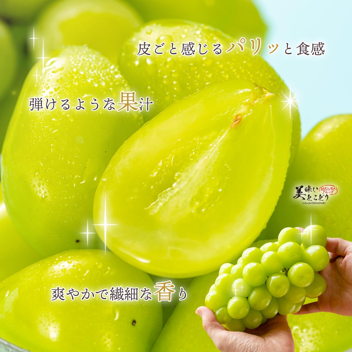 Amazon.co.jp: 美味いとこどり 高級 シャインマスカット 高糖度平均20