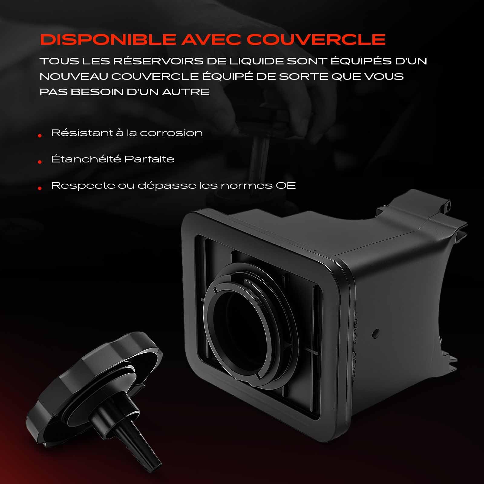 Frankberg Réservoir de Pompe Direction Assistée Compatible avec Série 3 Cabriolet E46 320 Cd 330 Cd Série 3 Coupé E46 Série 5 E39 Série 5 Break E39 X3 E83 Remplacer# 32411095749, 32411095748