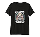 Coding at Sloth Speed Since Forever Programmer Premium Tri-Blend T-Shirt